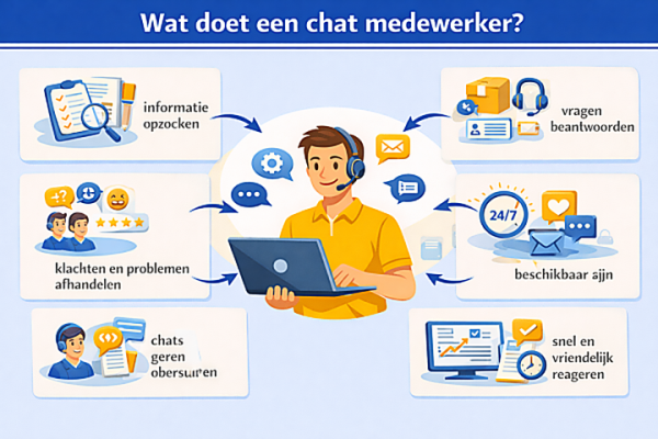 Wat doet een chat medewerker
